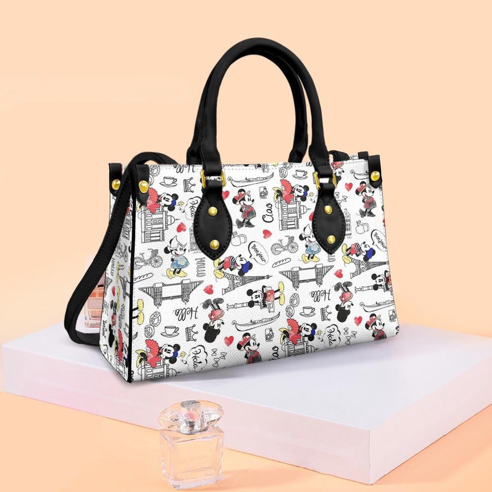 mickey and minnie mouse disney happy valentines day gift mickey fashion lady handbag 5l667