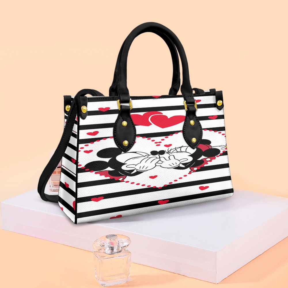 mickey couple cartoon disney gift love fashion lady handbag h4pky