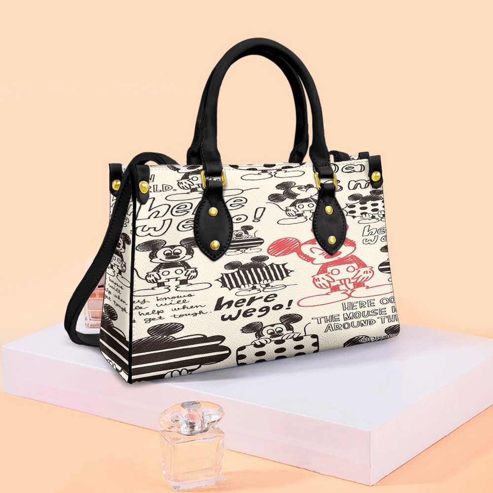 mickey disney comics lover fashion lady handbag 33qme