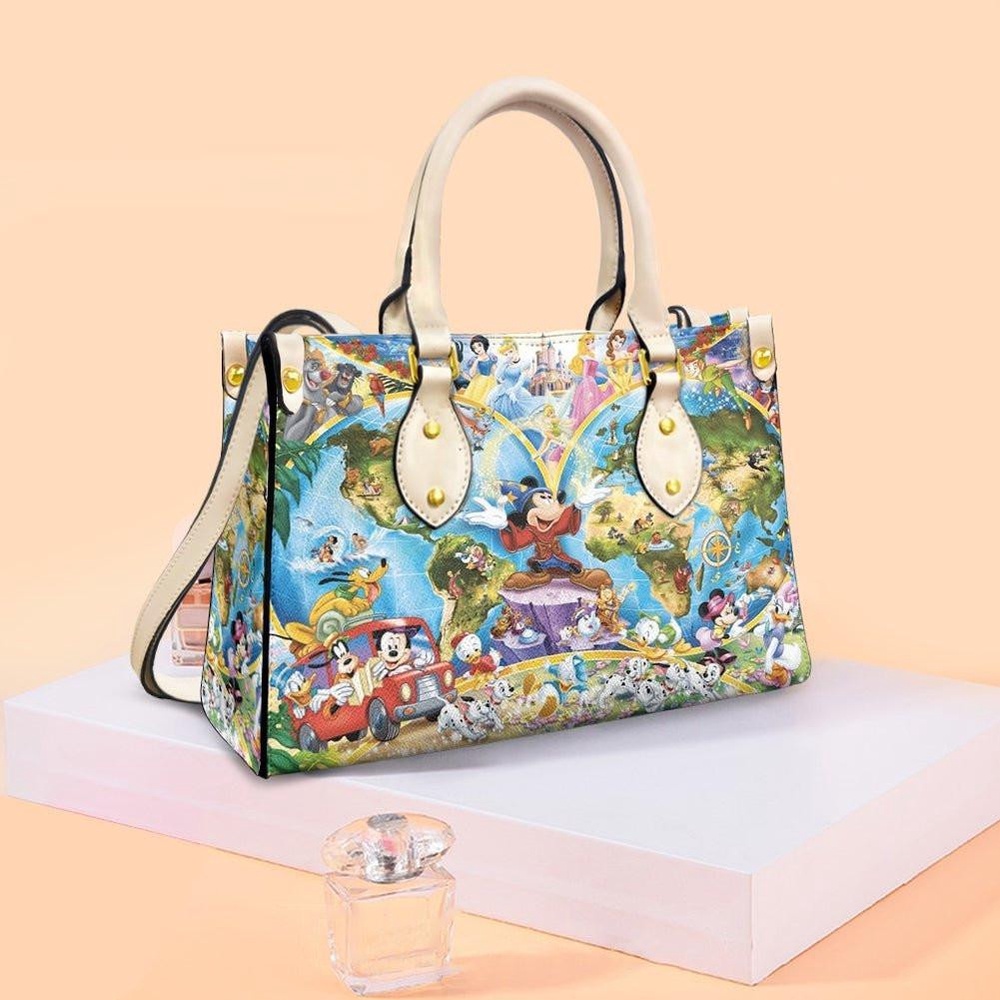 mickey mouse disney cartoon gift lover fashion lady handbag 4cl52