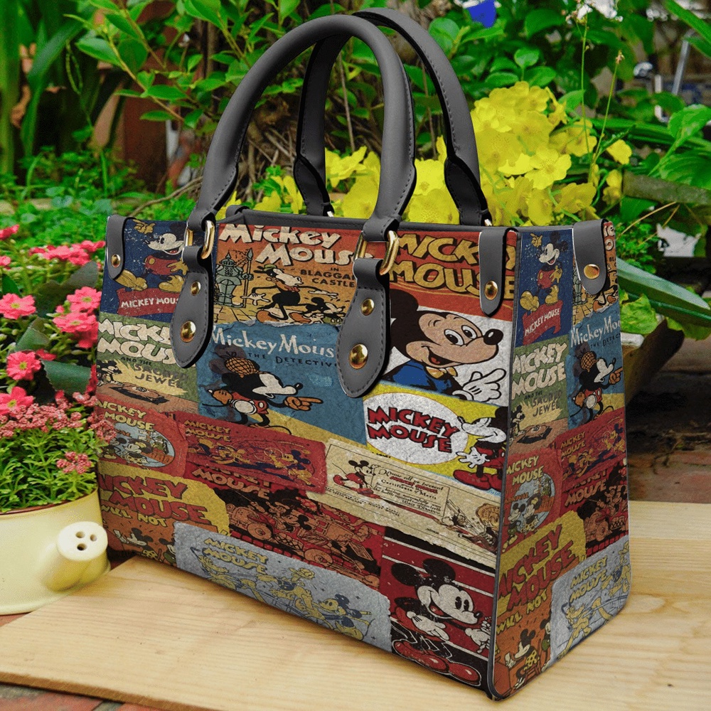 mickey mouse disney fan gift lady handbag fyocs