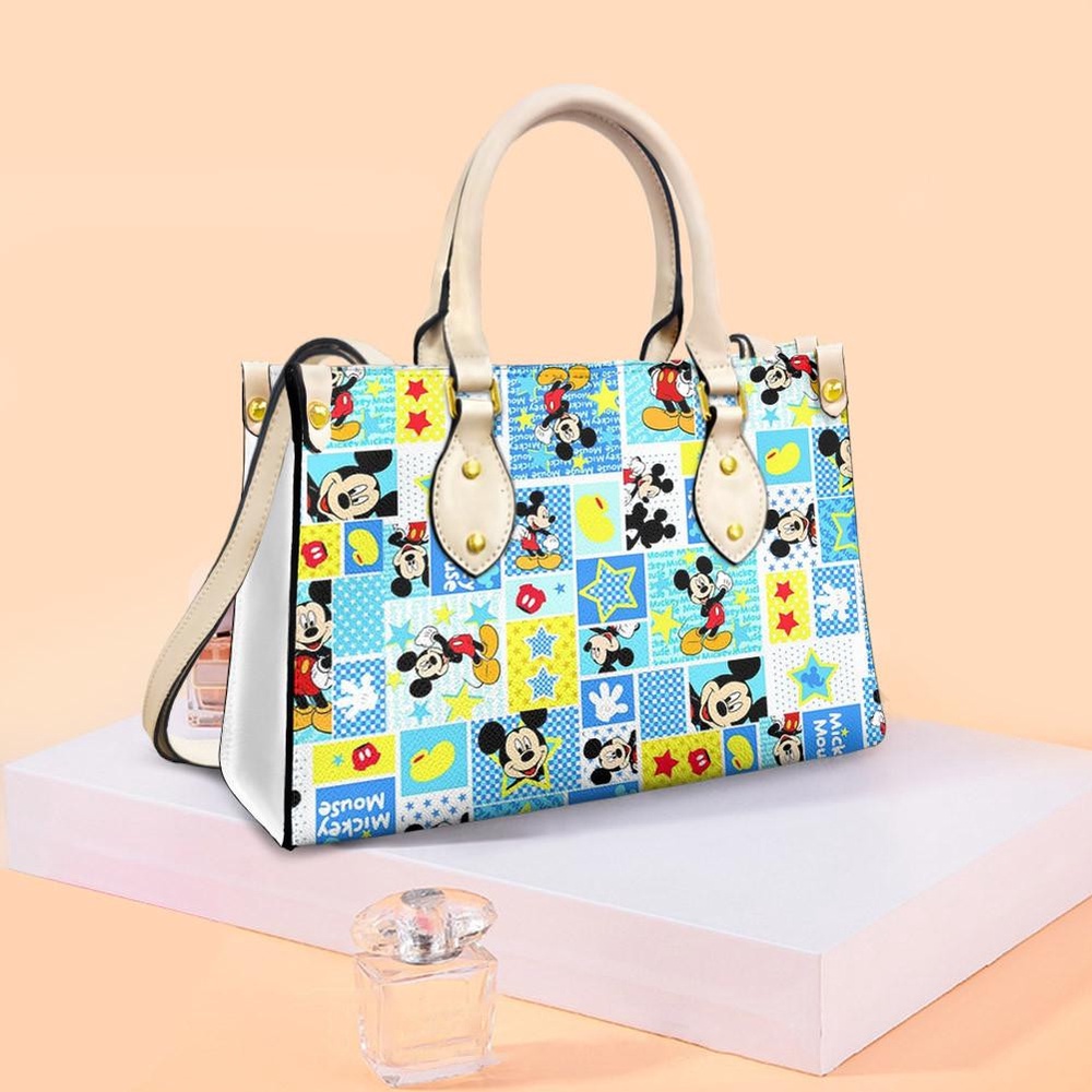 mickey mouse fan gift mickey logo funny mickey disney fashion lady handbag ngv39