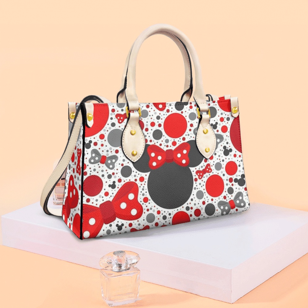 mickey mouse leather bag handbag 5t016