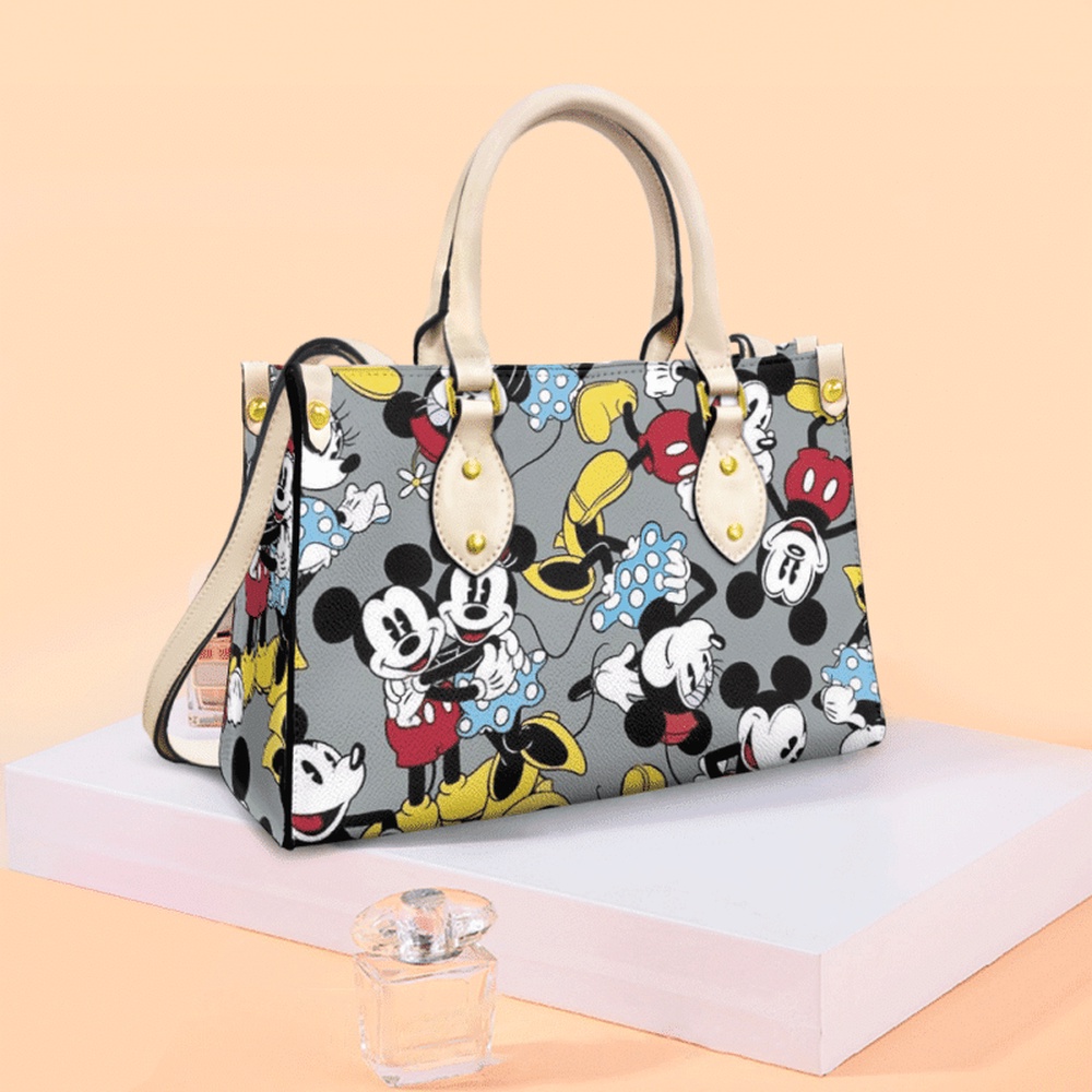 mickey mouse leather bag handbag bag for women zvc5g