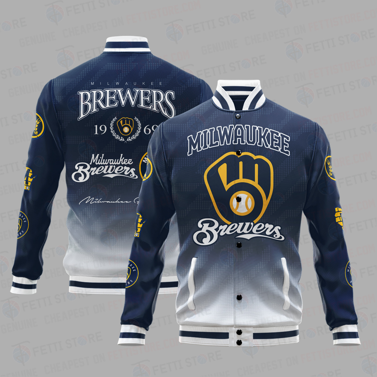 milwaukee brewers 1969 best mlb vintage baseball varsity jacket baseball jacket all over print sh1 ycnfy