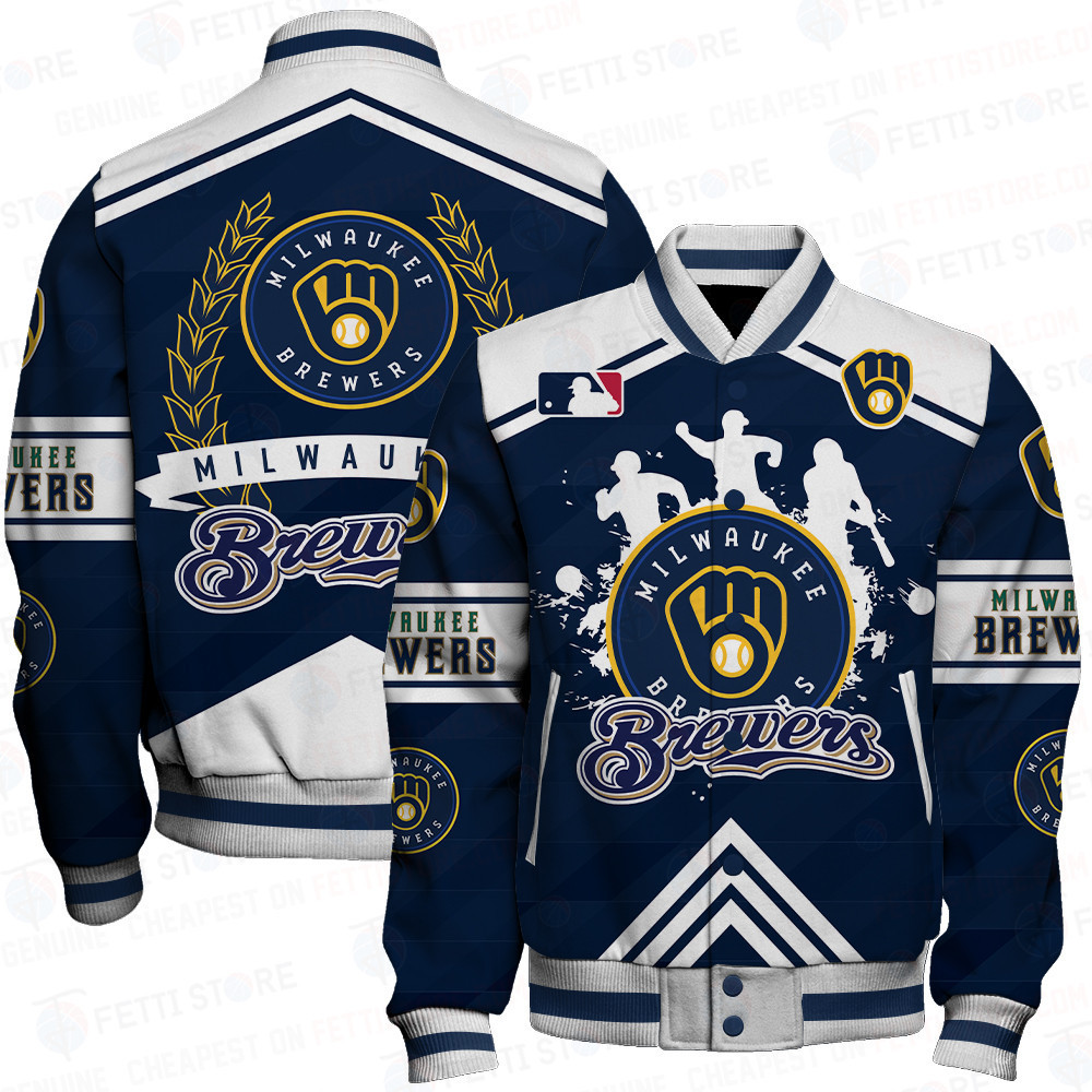 milwaukee brewers mlb pattern baseball varsity jacket baseball jacket all over print sh1 v4 szvpp