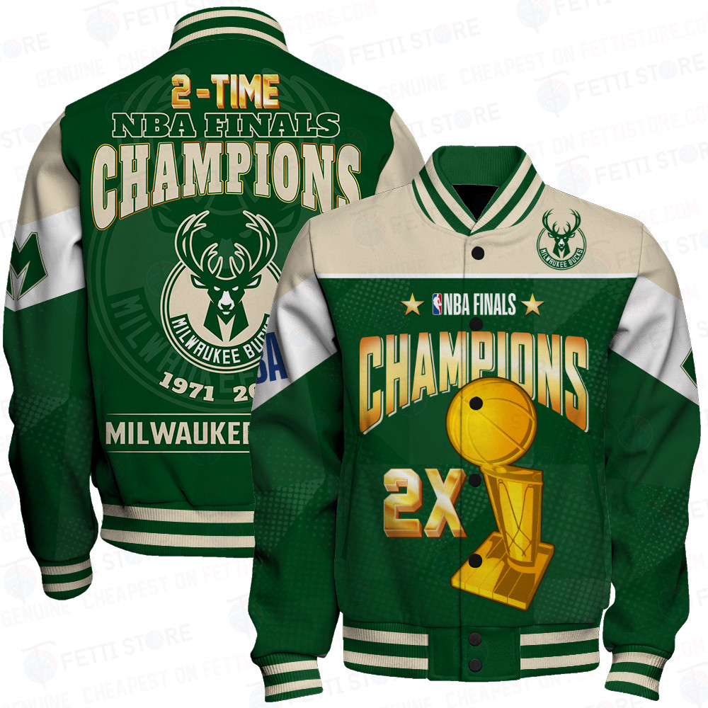 milwaukee bucks champions print baseball varsity jacket baseball jacket all over print sfat v5 ncfhe