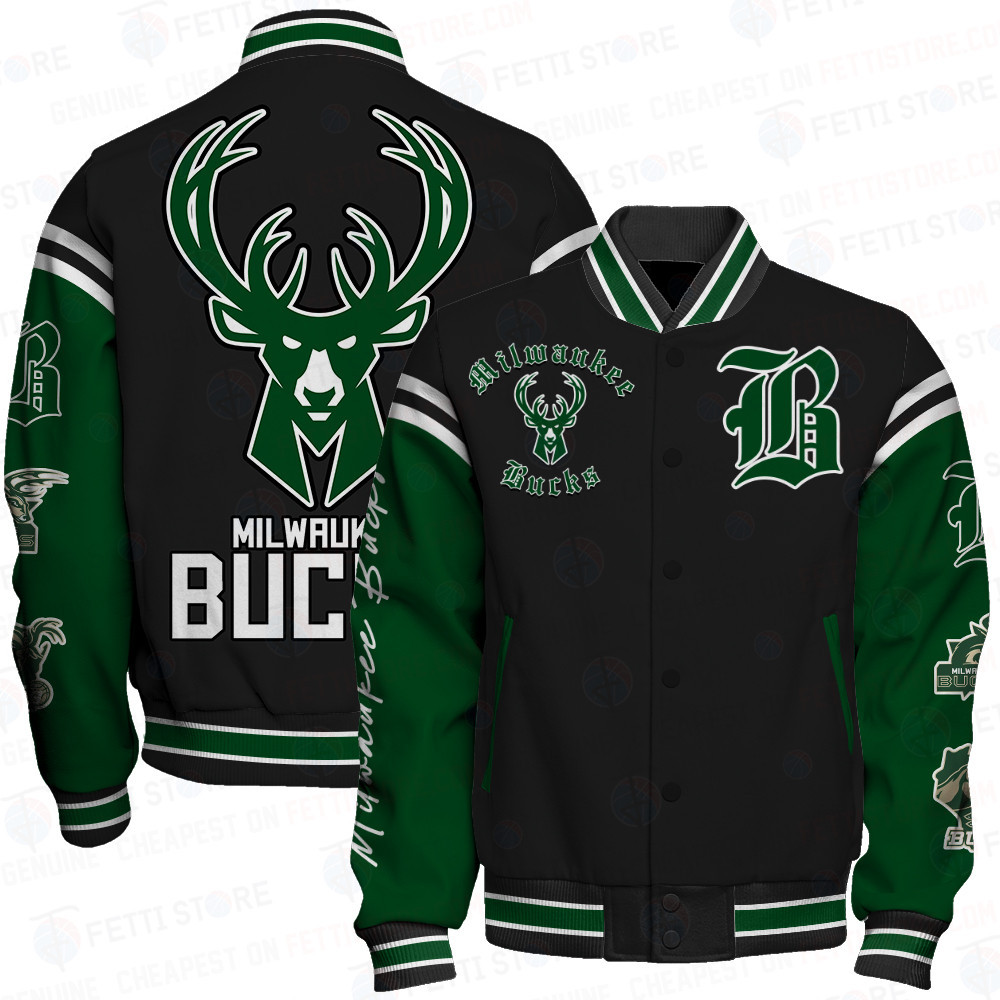 milwaukee bucks nba baseball varsity jacket baseball jacket all over print sfat v12 zynp5