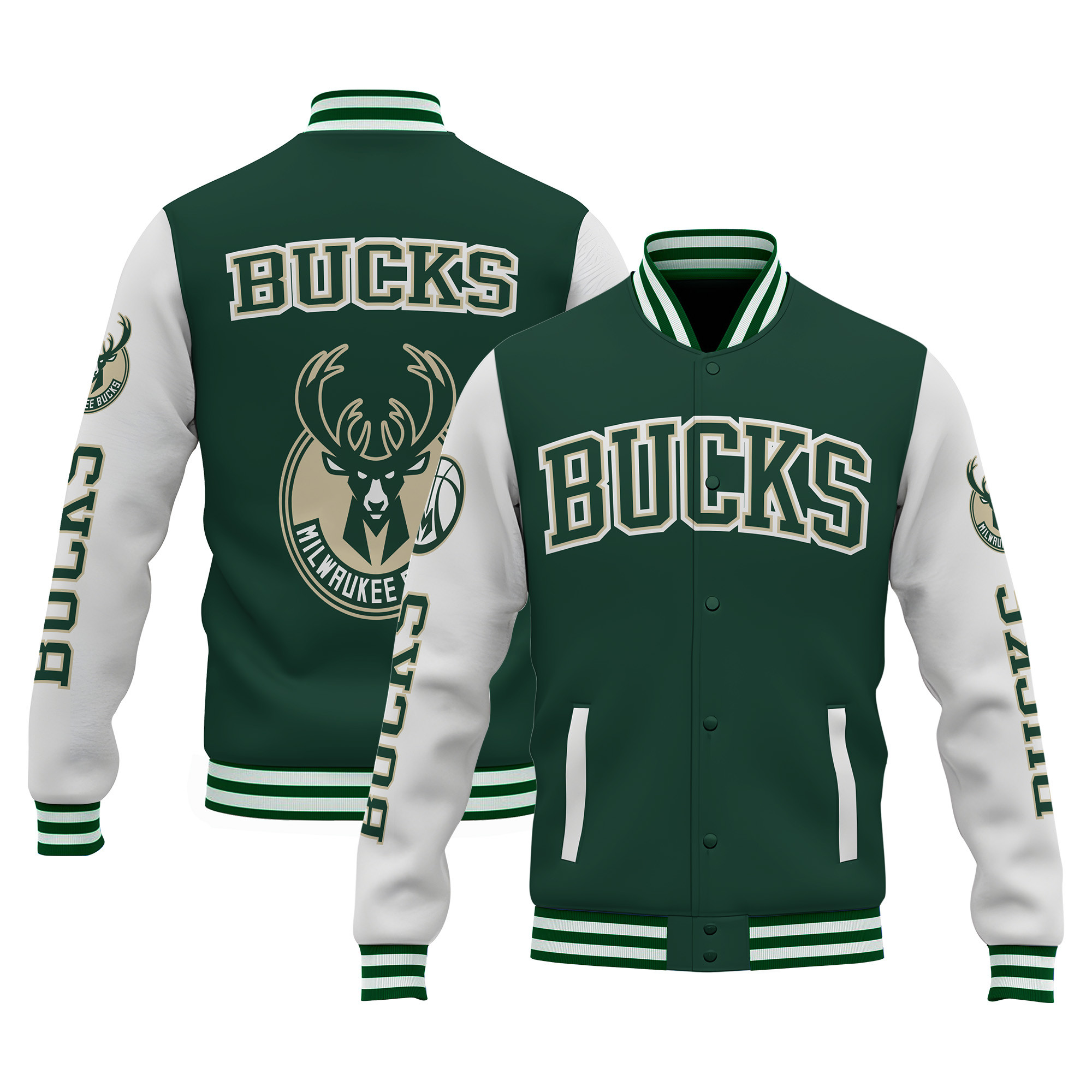 milwaukee bucks special design 3d unisex baseball varsity jacket baseball jacket all over print v1 31u1l