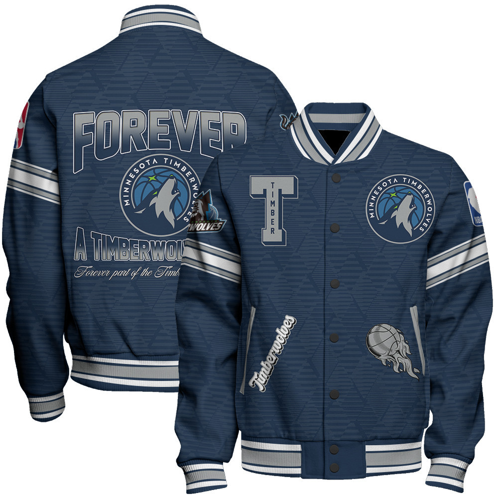 minnesota timberwolves nba baseball varsity jacket baseball jacket all over print sfat v19 4lrnk