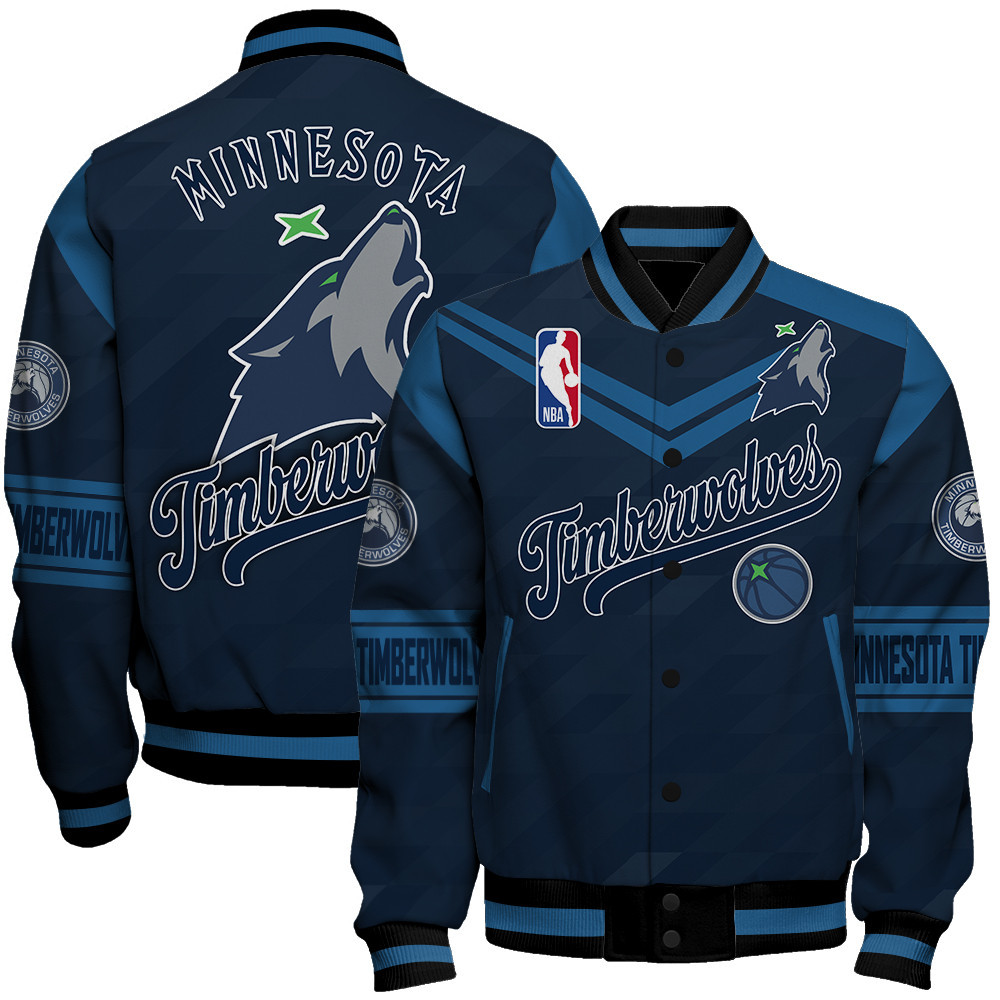 minnesota timberwolves nba baseball varsity jacket baseball jacket all over print sfat v9 2buhu