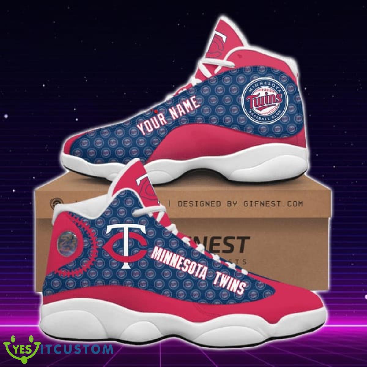 minnesota twins jordan 13 sneakers custom name impressive gift for men and women