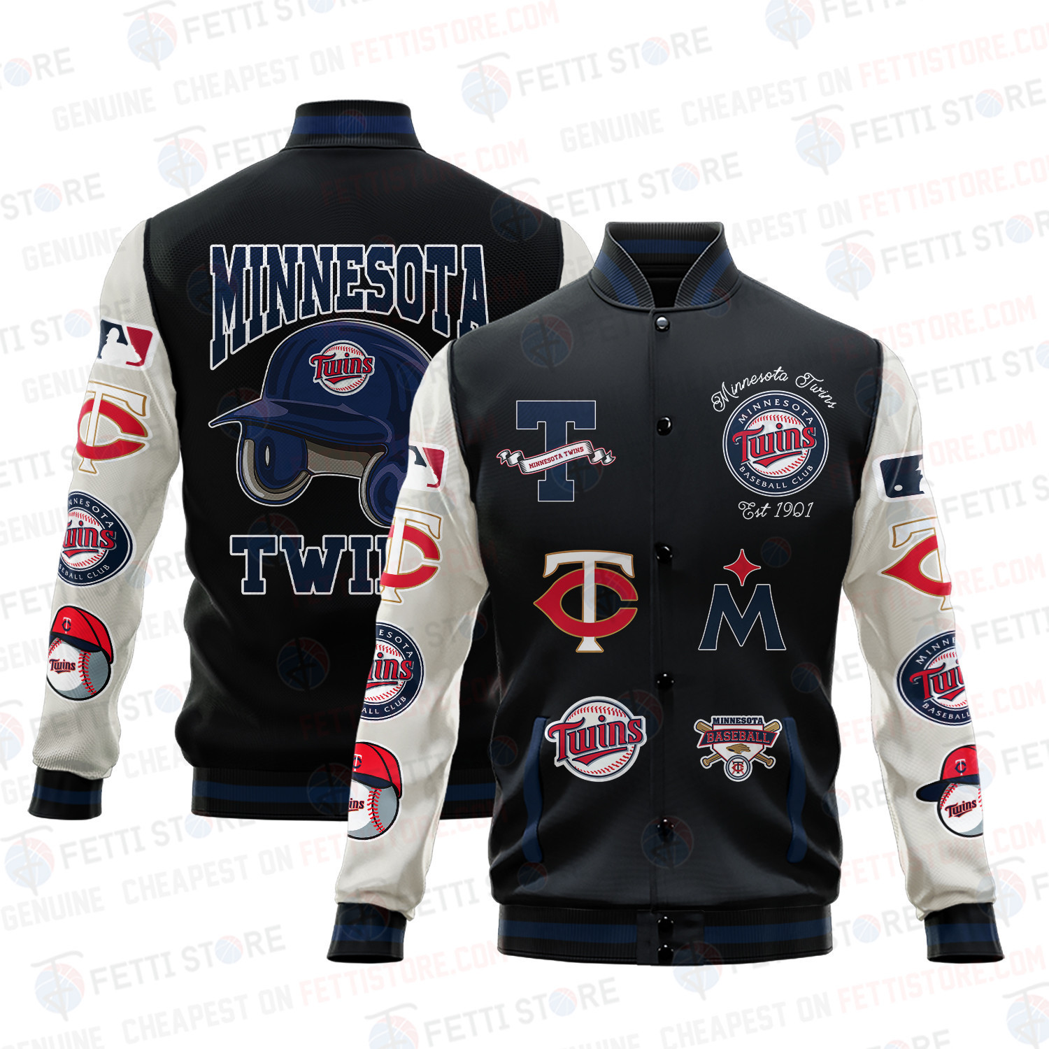 minnesota twins mlb baseball varsity jacket baseball jacket all over print v2 eudyh