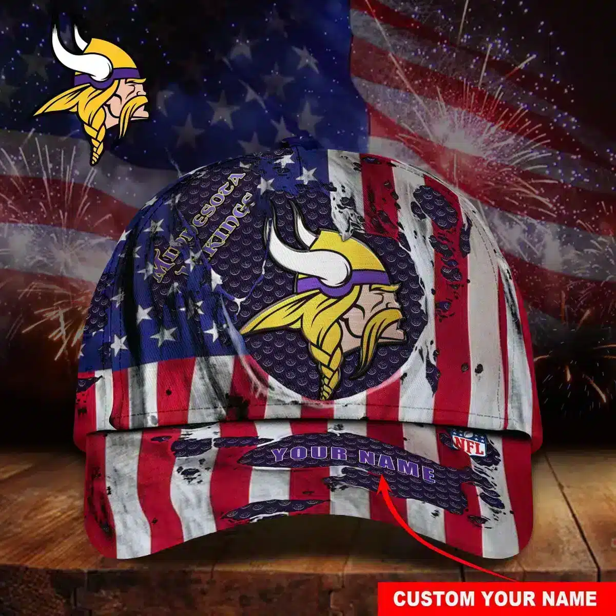 minnesota vikings classic cap gift for fans wty242246 njxnq