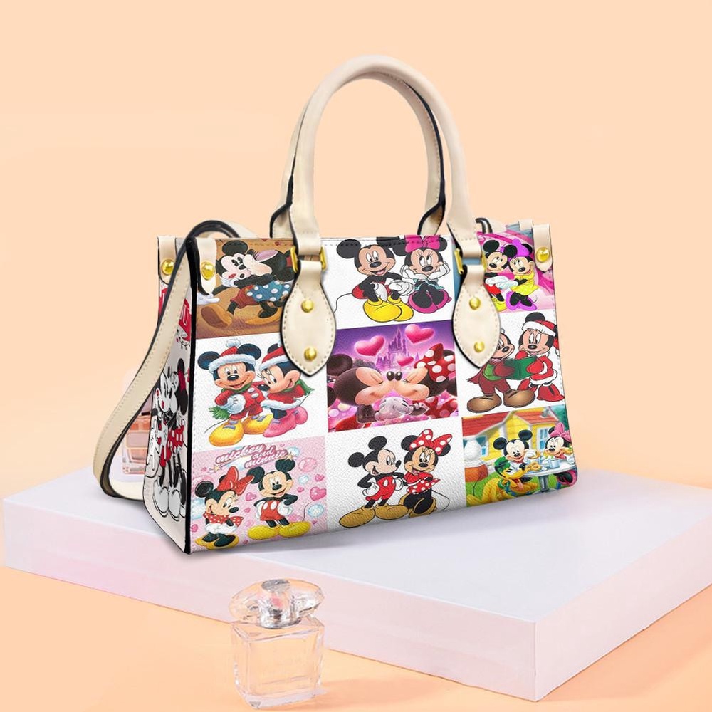 minnie and mickey i love you fashion lady handbag cwlpk