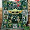 name personalized hawaii rainbow warriors baby yoda quilt fleece blanket wfqf01 zgcbe