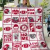 ncaa alabama crimson tide quilt fleece blanket v10 wfqf16 kbnjv