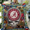 ncaa alabama crimson tide quilt fleece blanket v4 wfqf09 iuqjl