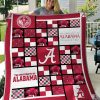 ncaa alabama crimson tide quilt fleece blanket v6 wfqf21 2h4h2