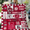 ncaa alabama crimson tide quilt fleece blanket v7 wfqf22 vnwos