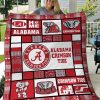 ncaa alabama crimson tide quilt fleece blanket v8 wfqf23 ifc3f