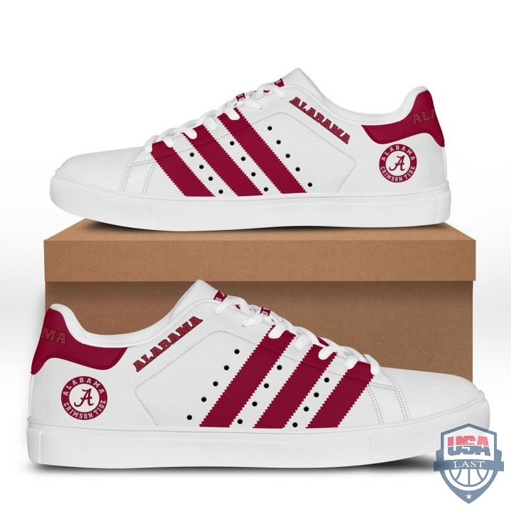 ncaa alabama crimson tide stan smith shoes v3 l31vs