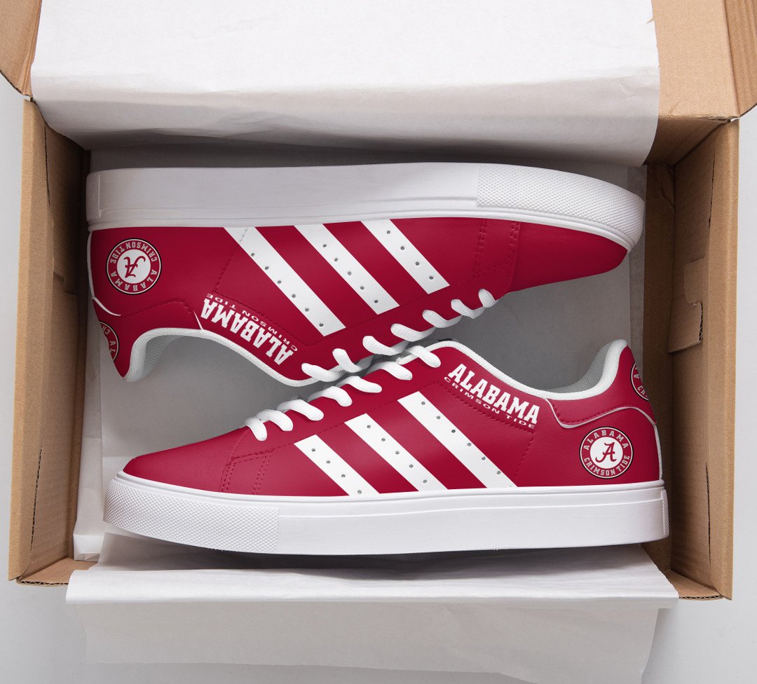 ncaa alabama crimson tide stan smith shoes v6 bnopv