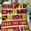 ncaa arizona state sun devils big logo quilt fleece blanket and fleece blanket wfqf32 ymlu1