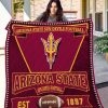 ncaa arizona state sun devils est 1897 quilt fleece blanket wfqf34 kokvo