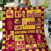 ncaa arizona state sun devils special design quilt fleece blanket wfqf45 hgdwy