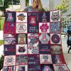 ncaa arizona wildcats blue white keep calm and bear down quilt fleece blanket wfqf51 katyl