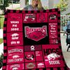 ncaa arkansas razorbacks mascot quilt fleece blanket wfqf69 ukzrw