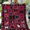 ncaa arkansas razorbacks special design quilt fleece blanket wfqf73 iqv29