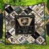 ncaa army black knights est 1802 quilt fleece blanket wfqf79 tynvm