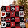 ncaa cincinnati bearcats red black quilt fleece blanket v2 wfqf94 rm5jf