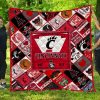 ncaa cincinnati bearcats red est 1819 quilt fleece blanket wfqf98 hmhhq