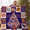 ncaa clemson tigers quilt fleece blanket v20 wfqf111 l3s8y