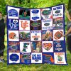 ncaa florida gators blue white quilt fleece blanket v2 wfqf143 tyqu8