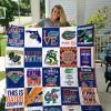 ncaa florida gators blue white quilt fleece blanket wfqf144 na2bd