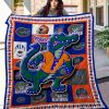 ncaa florida gators mascot quilt fleece blanket wfqf147 94xjl