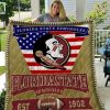 ncaa florida state seminoles american flag gold quilt fleece blanket wfqf150 l8cxt