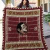 ncaa florida state seminoles garnet gold quilt fleece blanket v2 wfqf151 jaobc