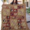 ncaa florida state seminoles garnet gold quilt fleece blanket v5 wfqf154 ga8xz