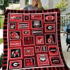 ncaa georgia bulldogs quilt fleece blanket v4 wfqf174 dq1et