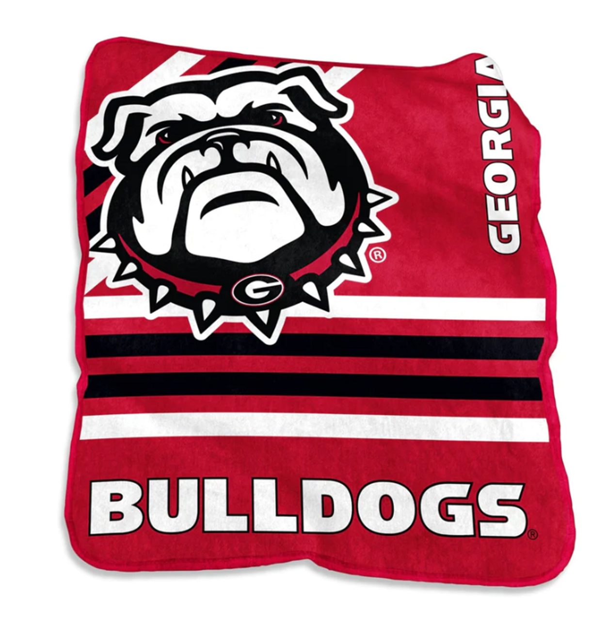 ncaa georgia bulldogs quilt fleece blanket v8 wfqf178 rwxwh