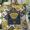 ncaa georgia tech yellow jackets est 1885 quilt fleece blanket v2 wfqf183 mbbxk