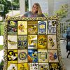 ncaa georgia tech yellow jackets quilt fleece blanket v2 wfqf185 so3vj