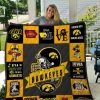 ncaa iowa hawkeyes orange black est 1847 quilt fleece blanket wfqf229 nk1ta