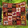 ncaa iowa state cyclones cardinal black quilt fleece blanket wfqf231 ewyxw