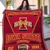 ncaa iowa state cyclones cardinal est 1892 quilt fleece blanket wfqf232 3scmx